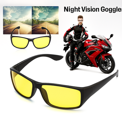 NIGHT VISION ANTI-GLARE DRIVING GLASSES - BUY 1 GET 1 FREE